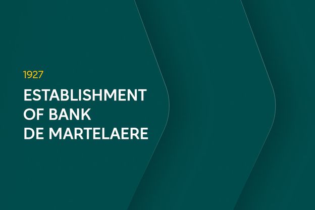 1927: Establishment of securities broker De Maertelaere