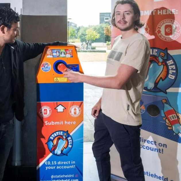 Statieheld voor kleine inleverpunten