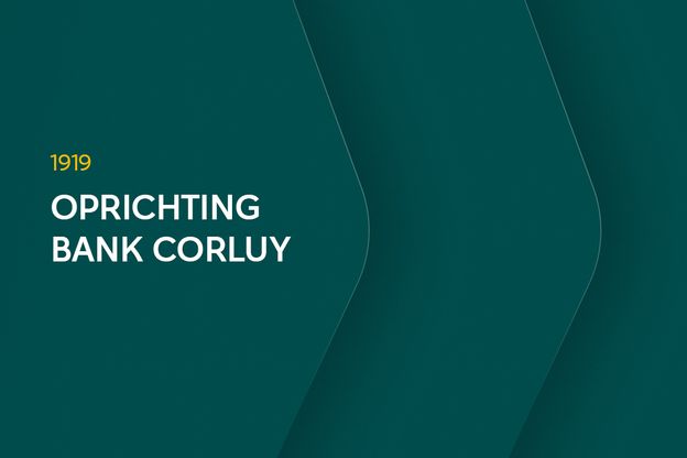 1919: Oprichting Bank Corluy