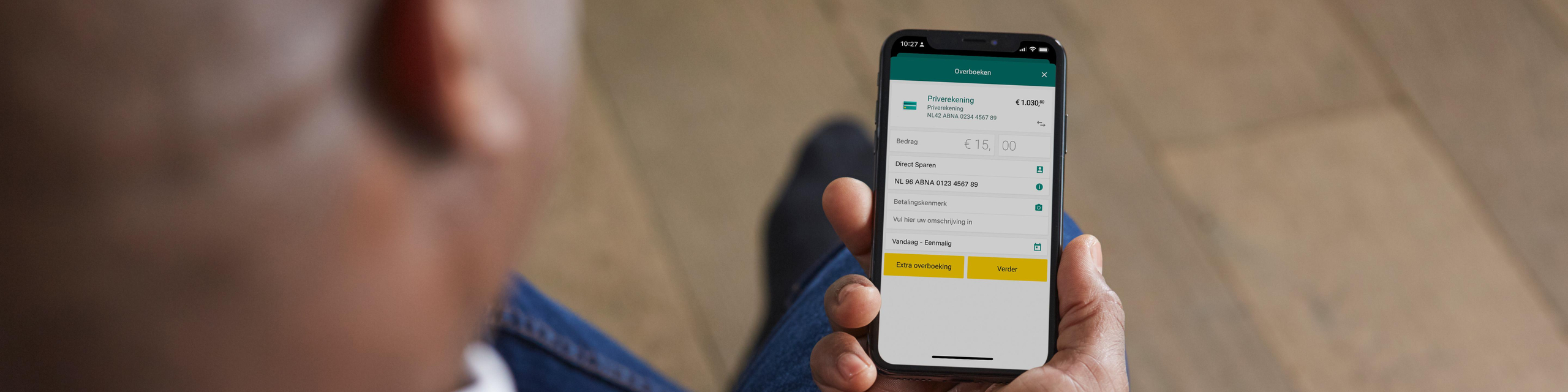 Setting up a standing order - ABN AMRO