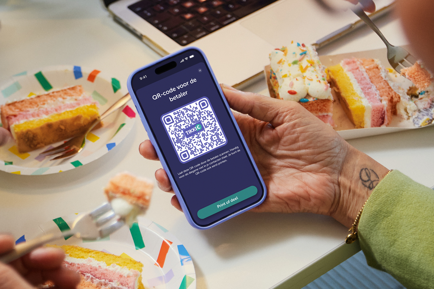 Manier 2: laat de code scannen op je telefoon
